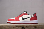 Nike Air Jordan 1 Low Red White Black Sneakers