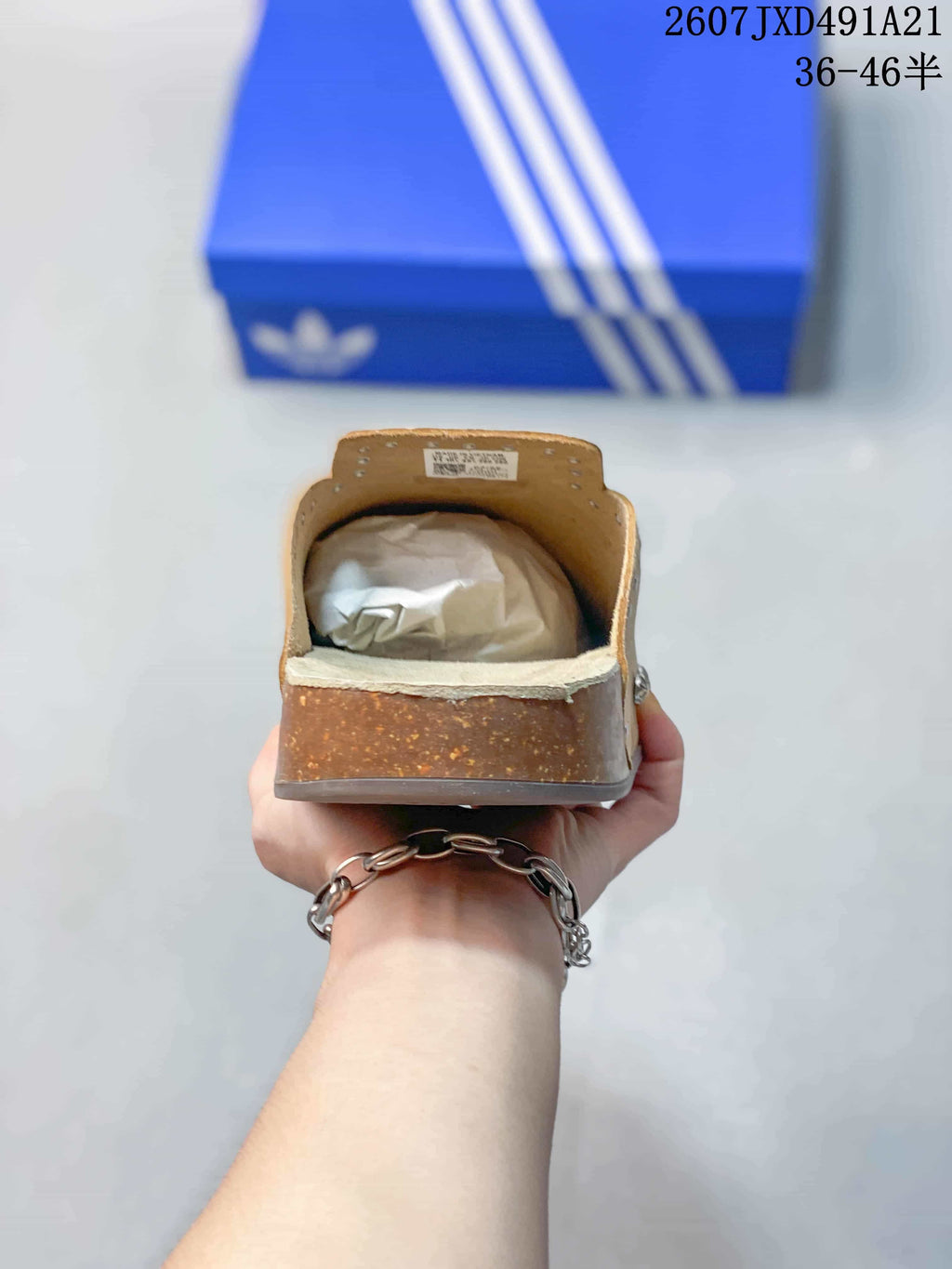 adidas Adimule Superstar Closed-Toe Slides Tan 712410OEW