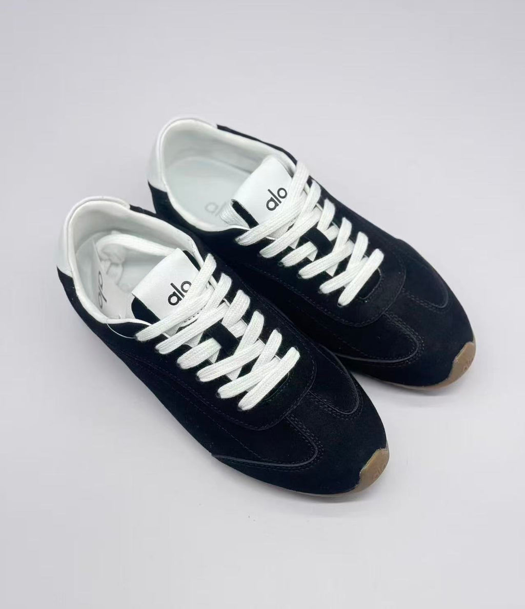 Alo Low-Top Sneakers Black and White