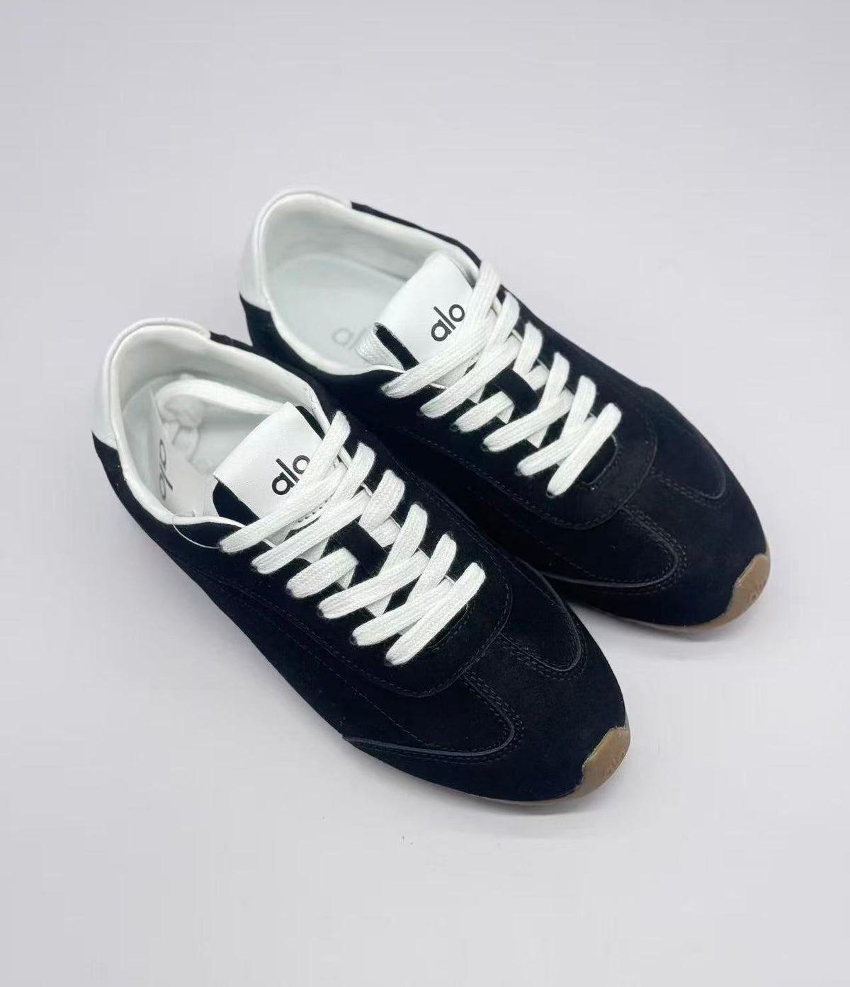 Alo Low-Top Sneakers Black and White