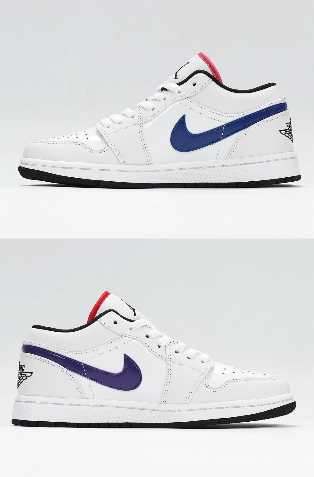 Nike Air Jordan 1 Low White Multicolor Swoosh CW7009-100