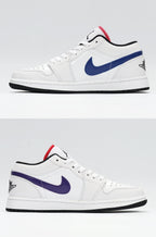Nike Air Jordan 1 Low White Multicolor Swoosh CW7009-100