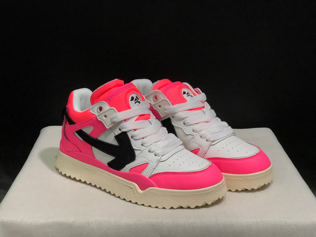 Off-White Out Of Office Sneakers Pink White Black