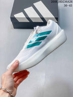 adidas ZenBoost Running Shoes White Green LH9498