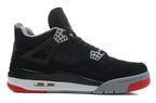 Jordan 4 Retro Black/Red Basketball Shoes