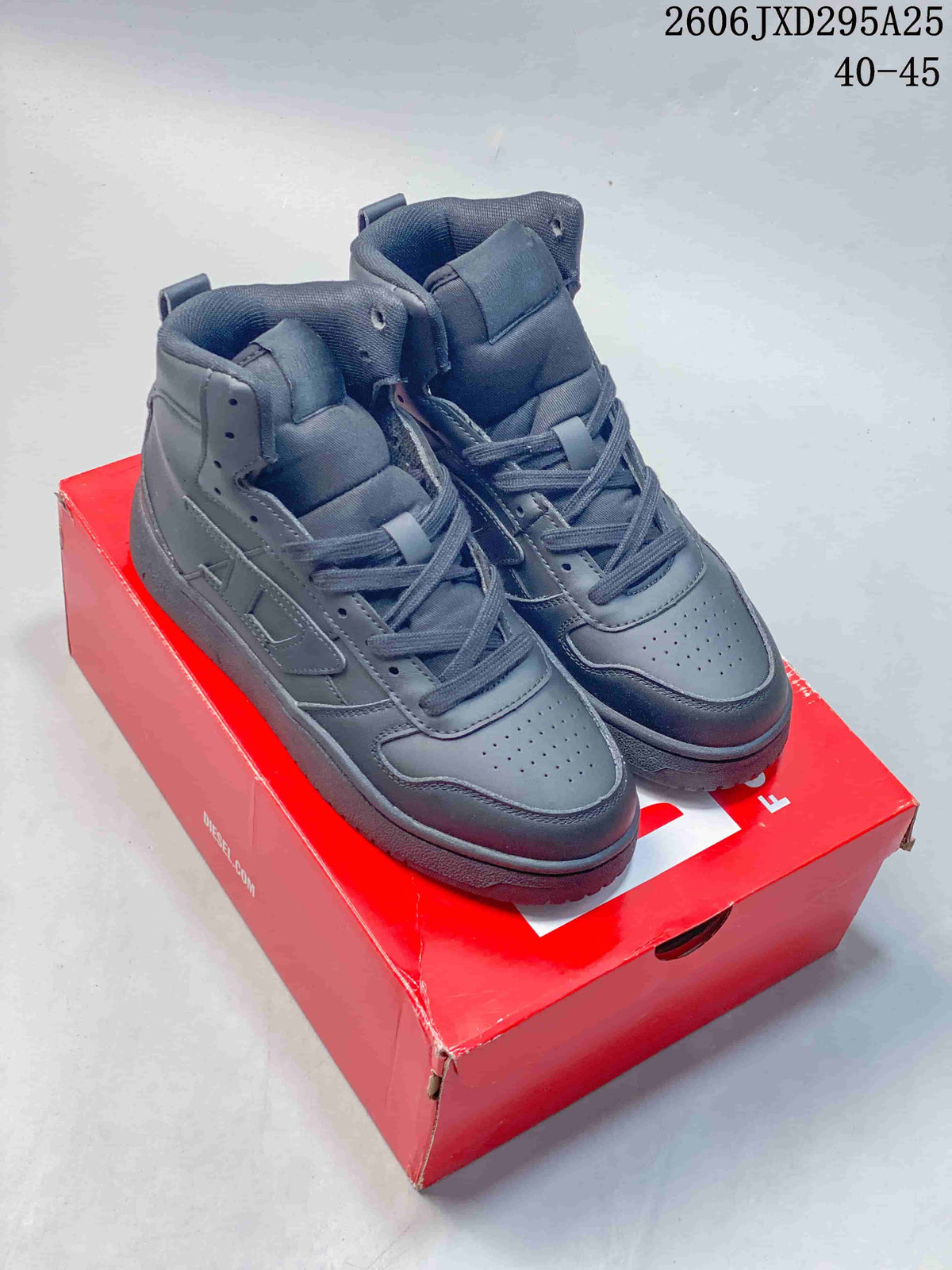 Diesel S-Ukiyo High-Top Sneakers in Dark Gray Y03363 P5576 H1532