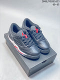 Jordan Sixty Plus Low Sneakers, Gray/White/Red, IH2047-101