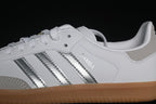 adidas Samba OG JI2725 White Silver Gum Sneakers