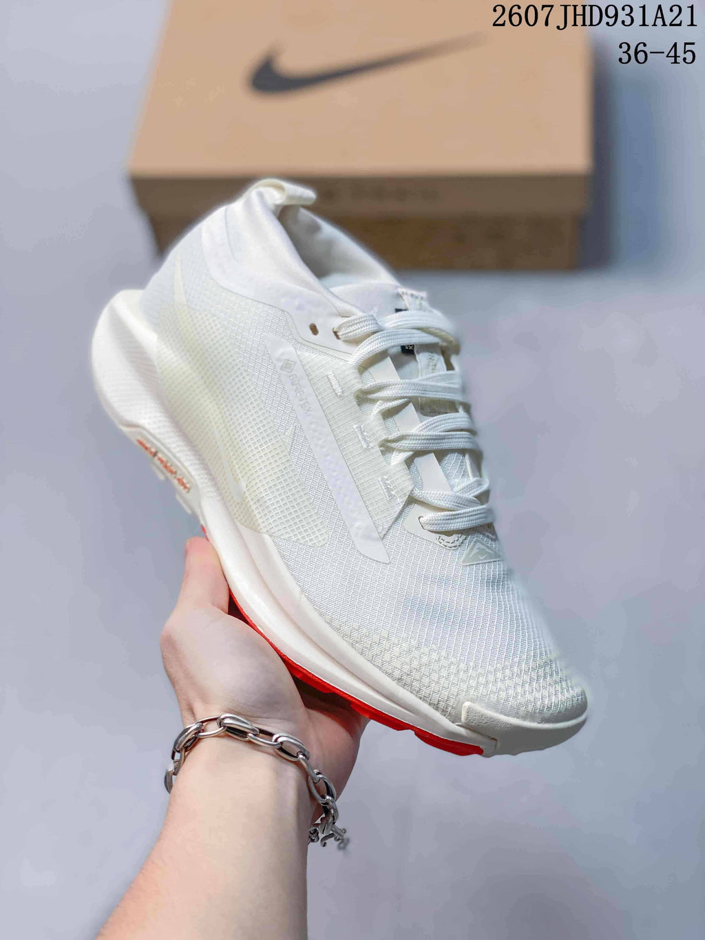 Nike ReactX Wildhorse 10 Sneakers White Red 712210OWE