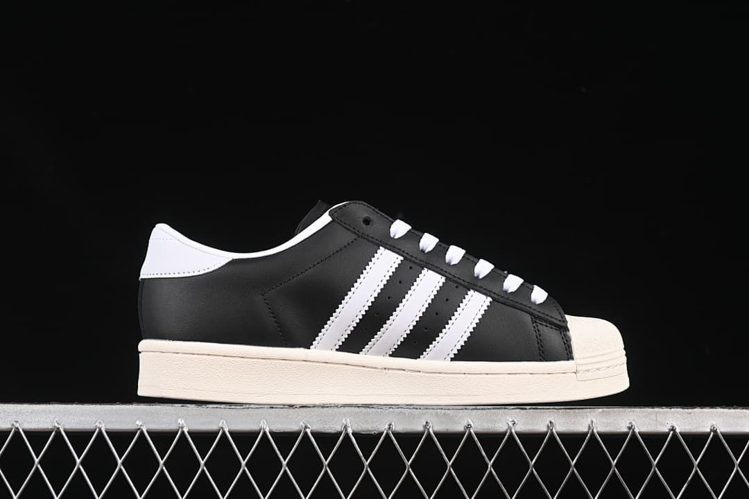 Adidas Superstar JI0319 Black and White Sneakers