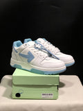 Off-White Out Of Office Low-Top Sneakers White Light Blue