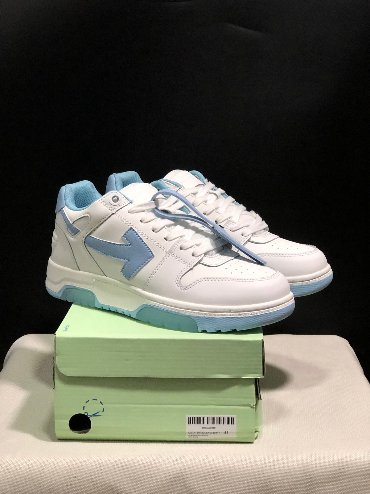 Off-White Out Of Office Low-Top Sneakers White Light Blue