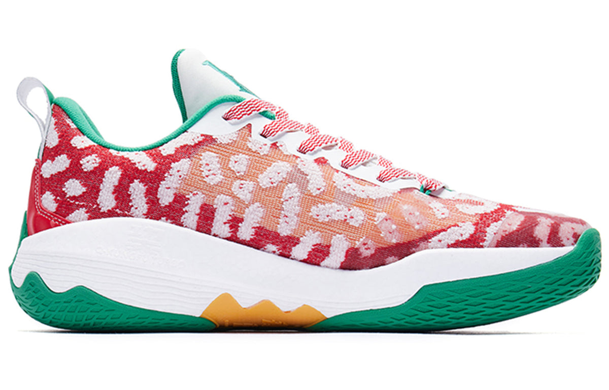 QIAODAN Rise 6.0 PRO LOW PE 'Green Red'