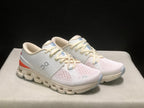 On Cloud X 4 Ivory Salmon Running Sneakers