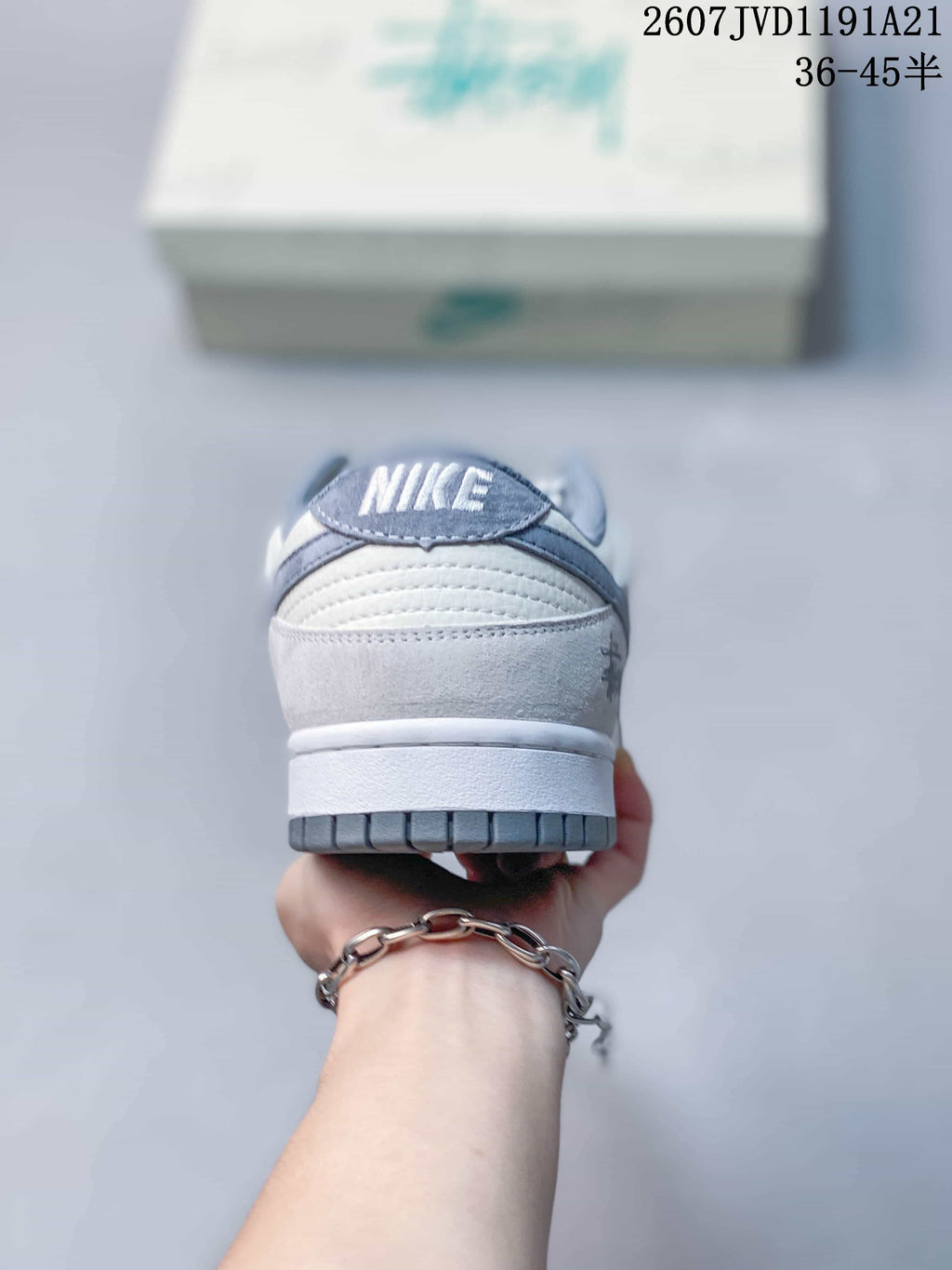 Nike SB Dunk Low x Stussy White Black Sneakers