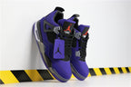 Jordan 4 Retro Purple Suede Sneakers 308497-406