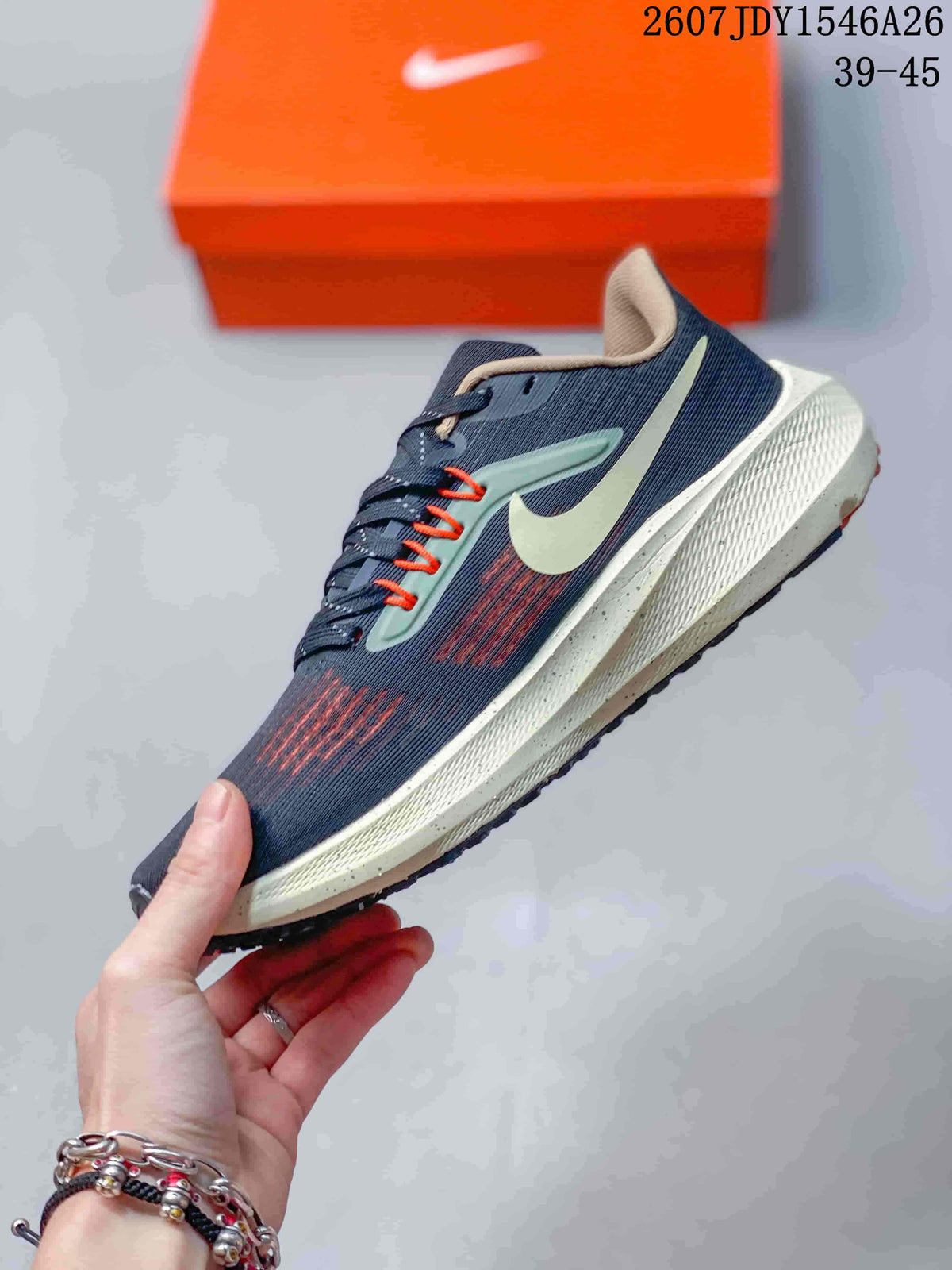 Nike Air Zoom Pegasus 39 Running Sneakers Navy Orange