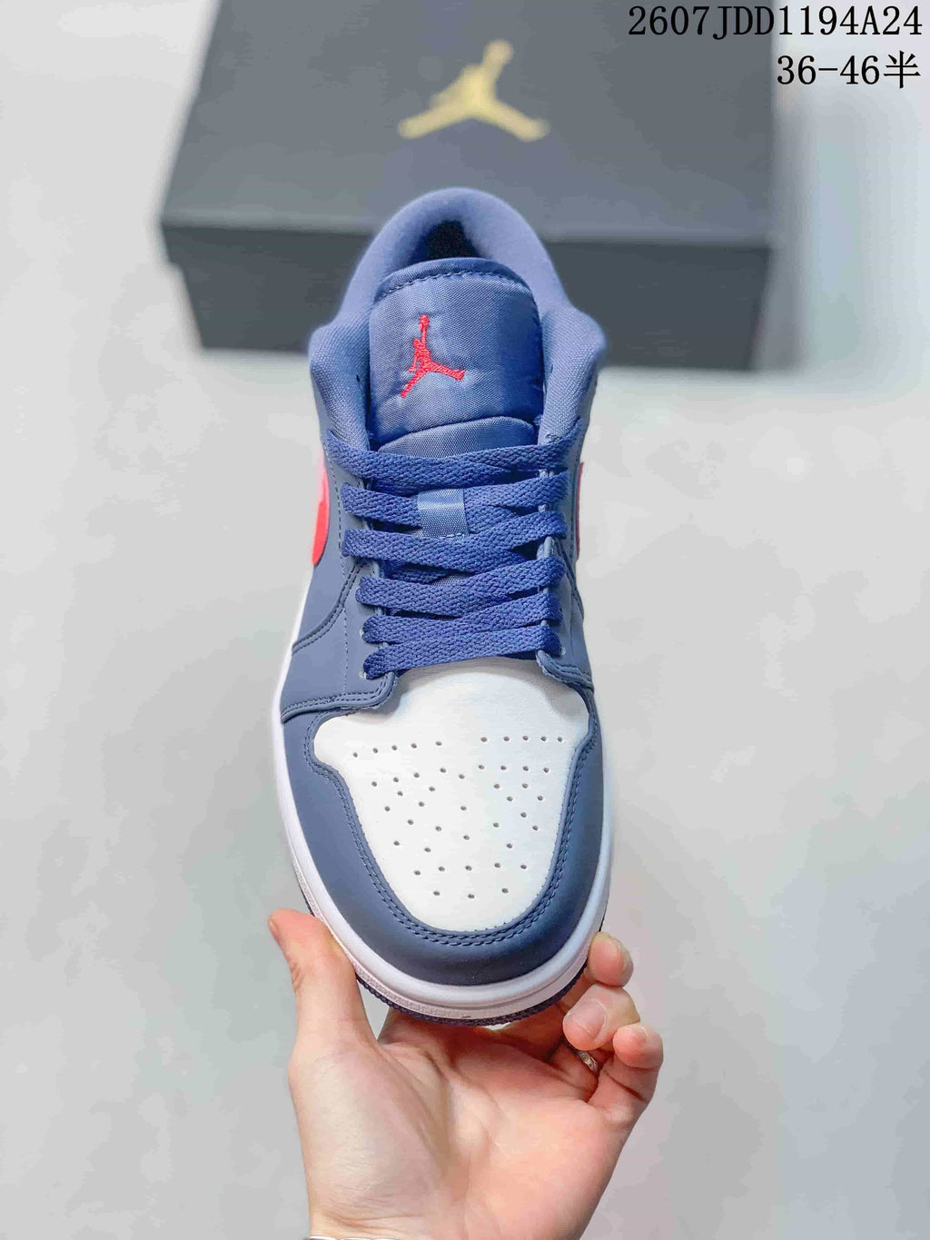 Jordan Air Jordan 1 Low Navy Red White Sneakers