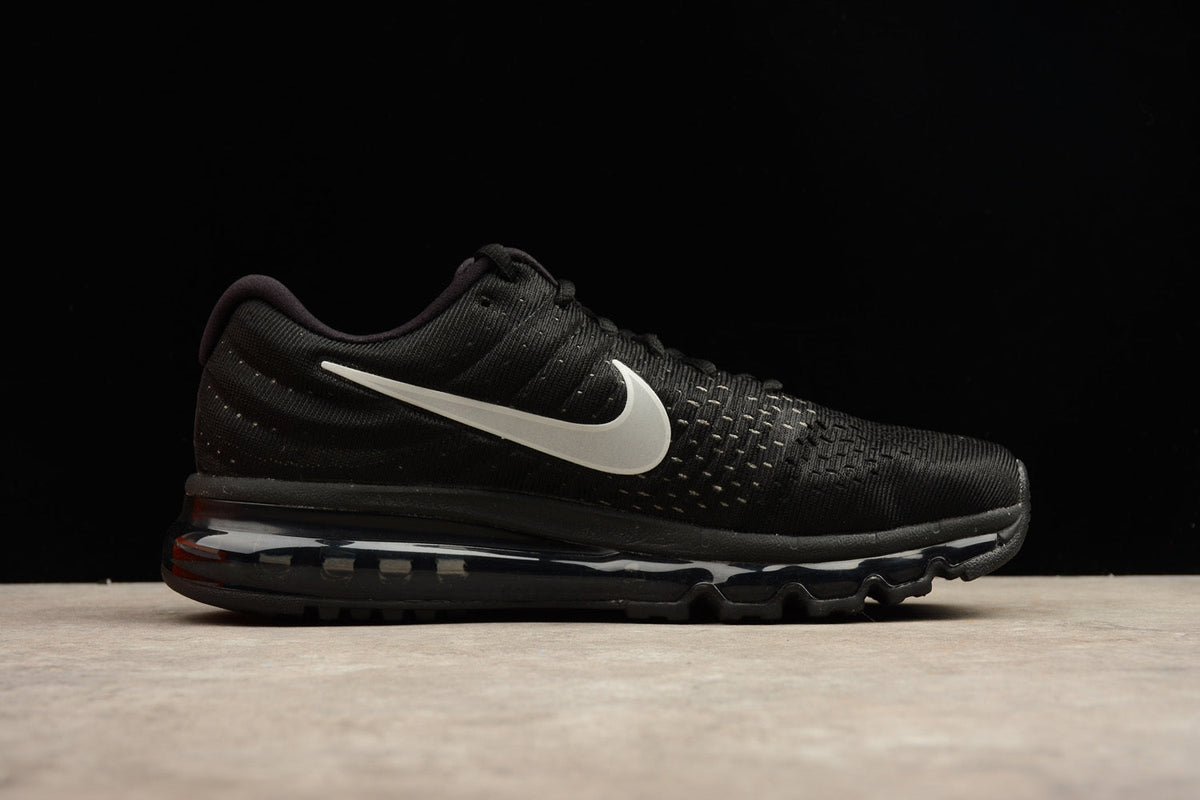 Nike Air Max 2017 Black Silver Running Sneakers 849559-001