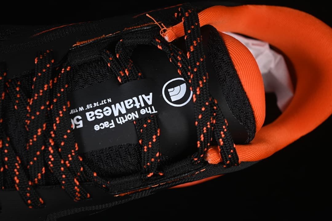 The North Face Altamesa 5 Black Orange Trail Shoe NF0A83N3-F38