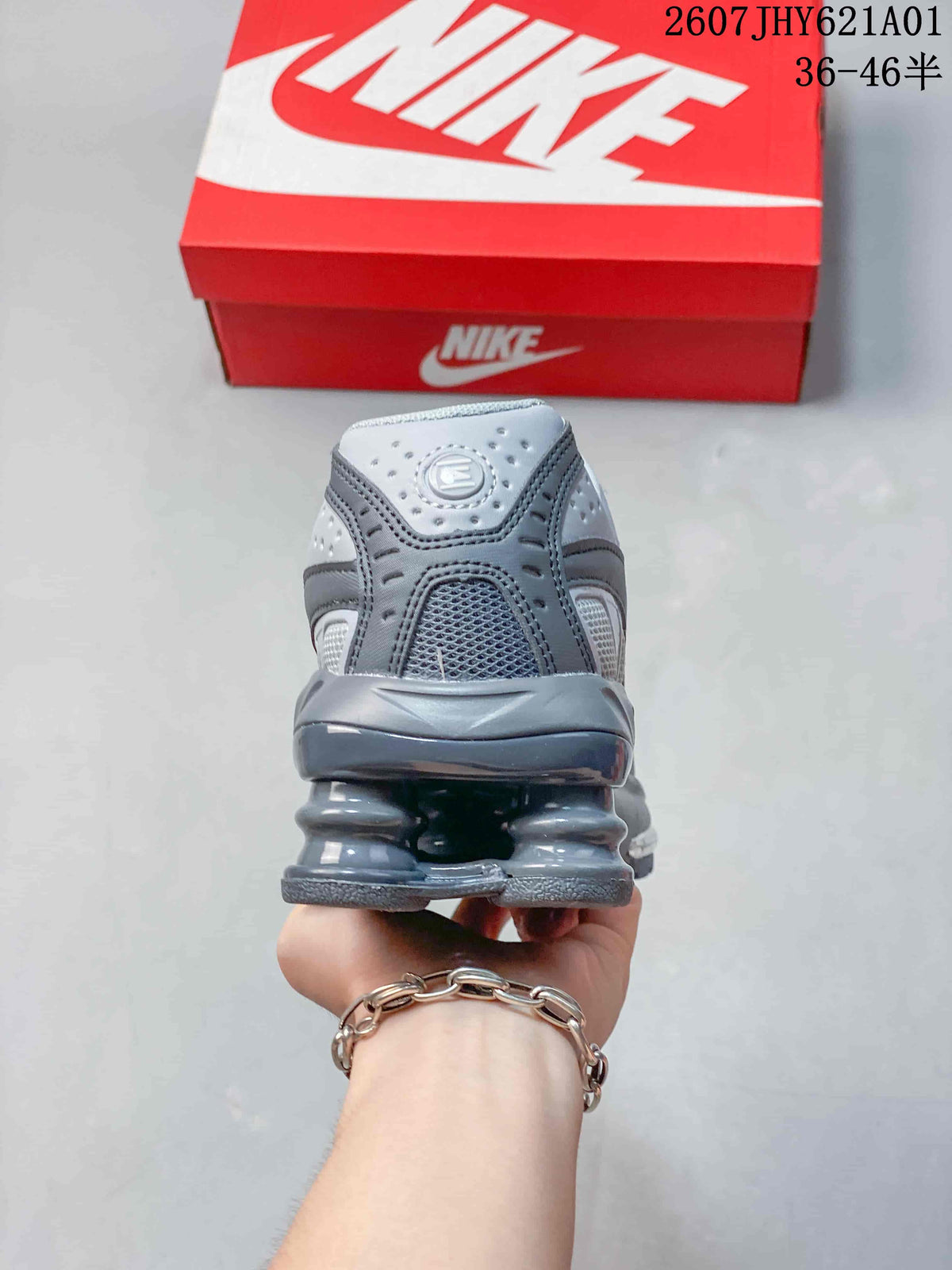 Nike Shox Ride 2 Sneakers in Silver and Gray
