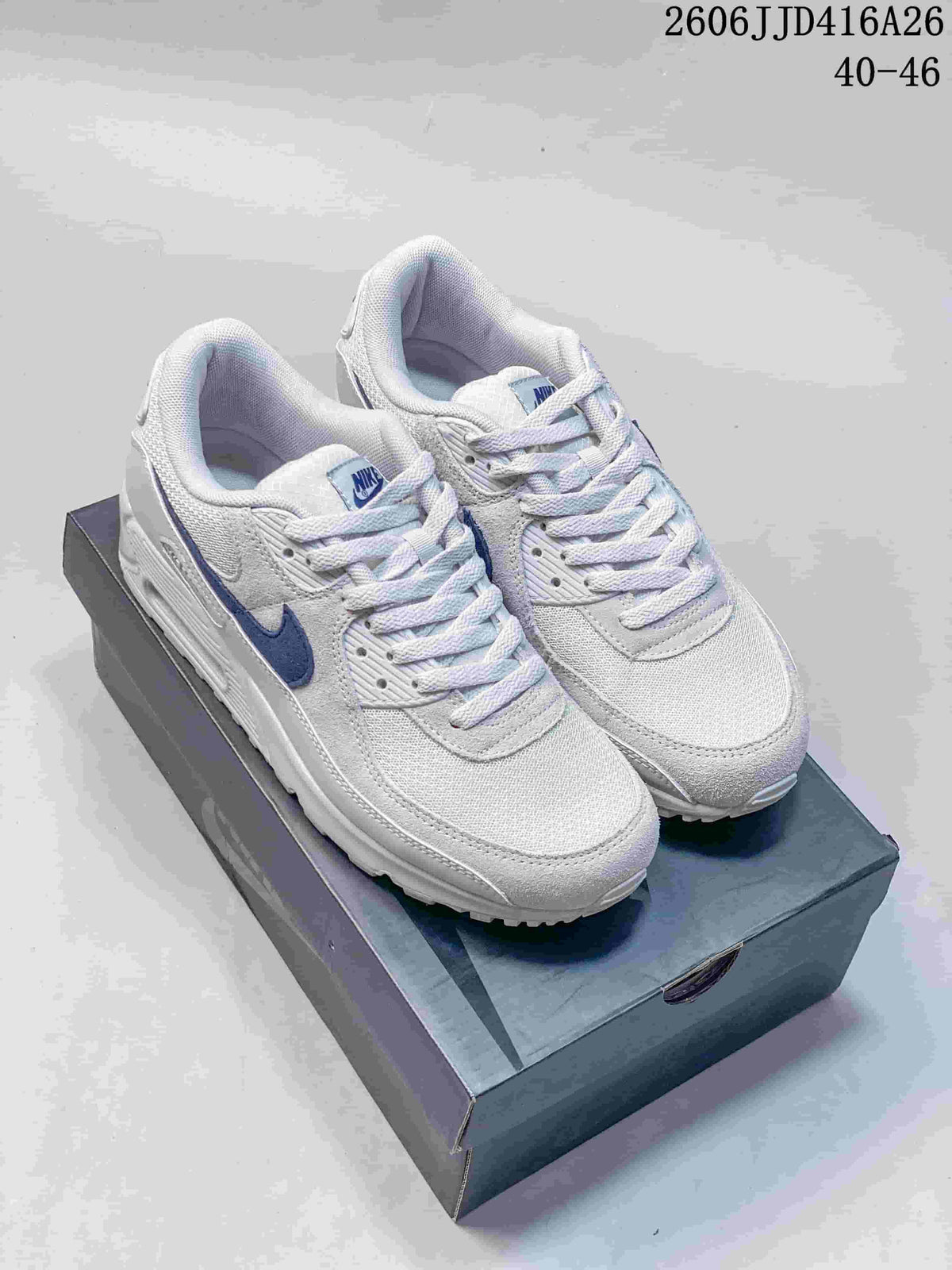 Nike Air Max 90 Sneakers White and Blue