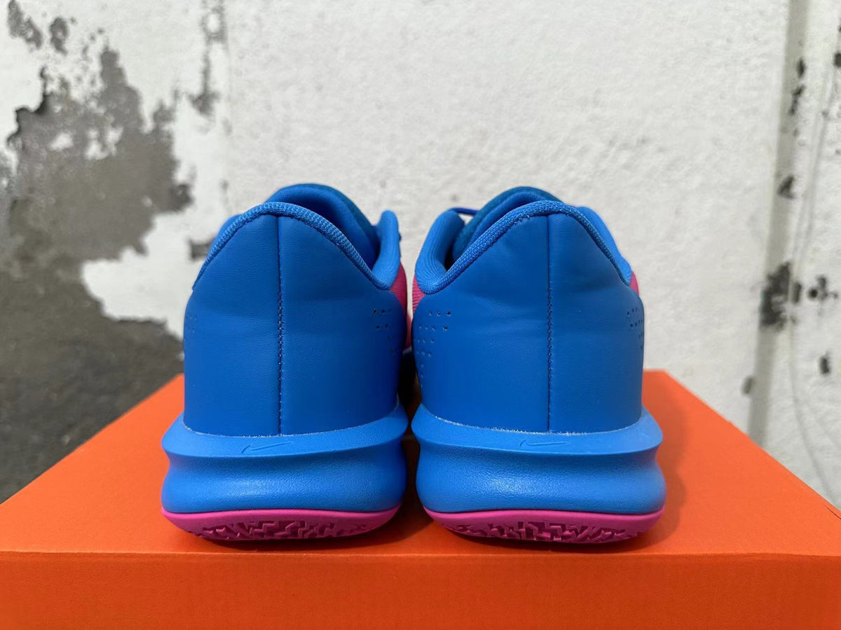 Nike Precision 7 Basketball Shoes Pink Blue