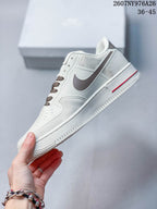 Nike Air Force 1 '07 LV8 Low-Top Sneakers White Brown