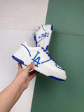 MLB LA Logo Sneakers White and Blue
