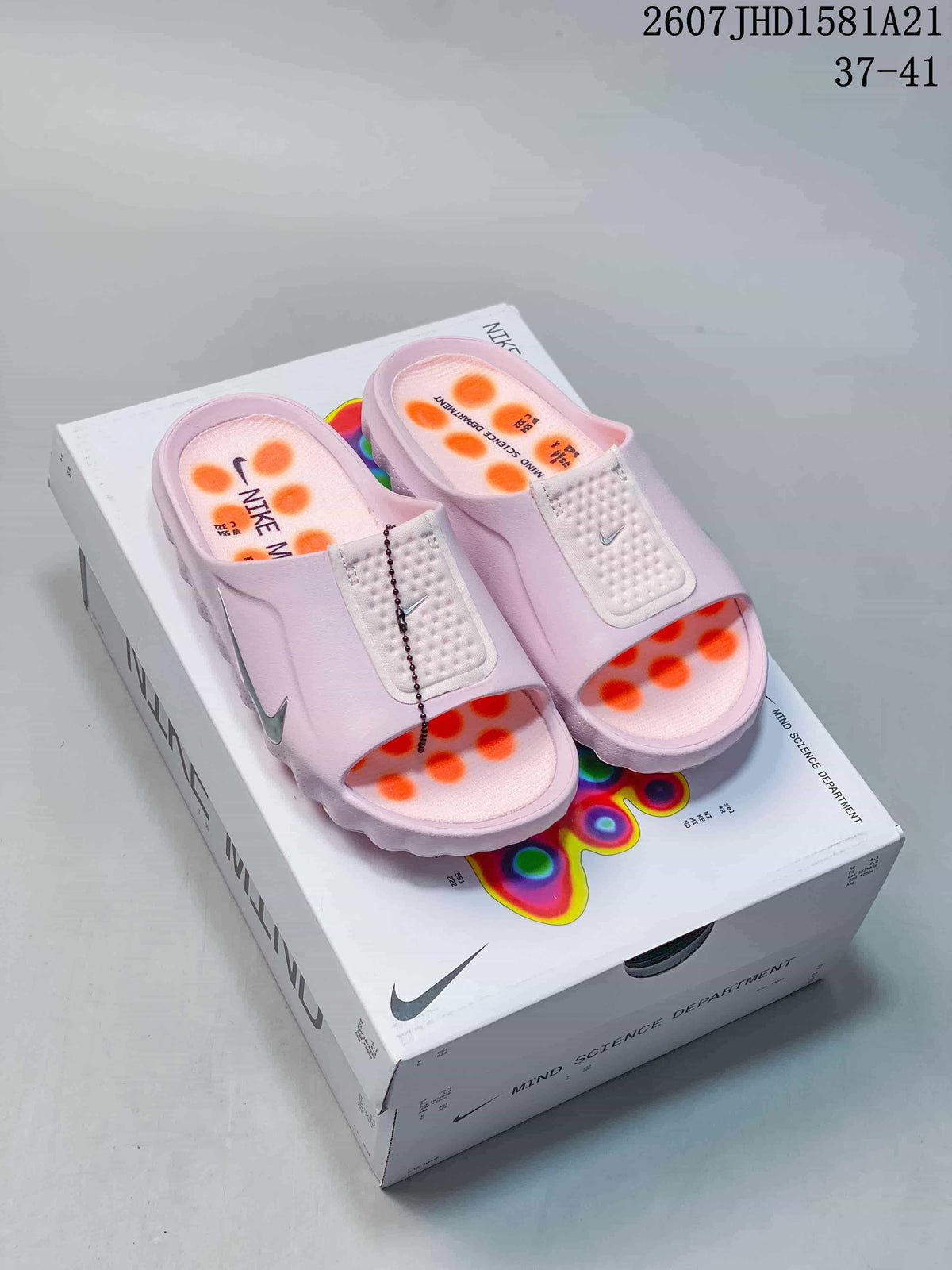 Nike Mind 001 Pregame Mule Slides Pink 712310WOE