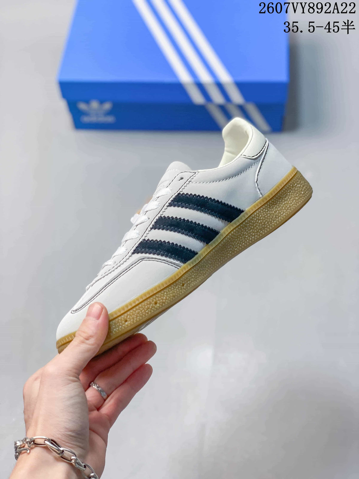 adidas Handball Spezial White Navy Gum Sneakers
