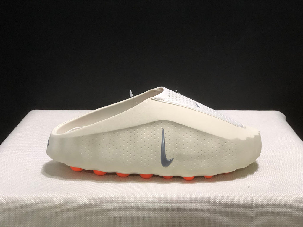 Nike Mind 001 Light Bone Solar Red Mules