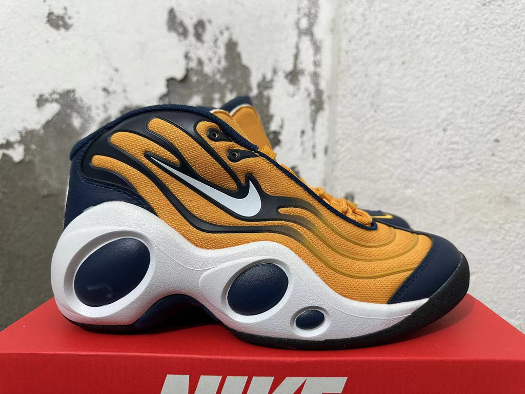 Nike Air Flightposite Sneakers Yellow White Black