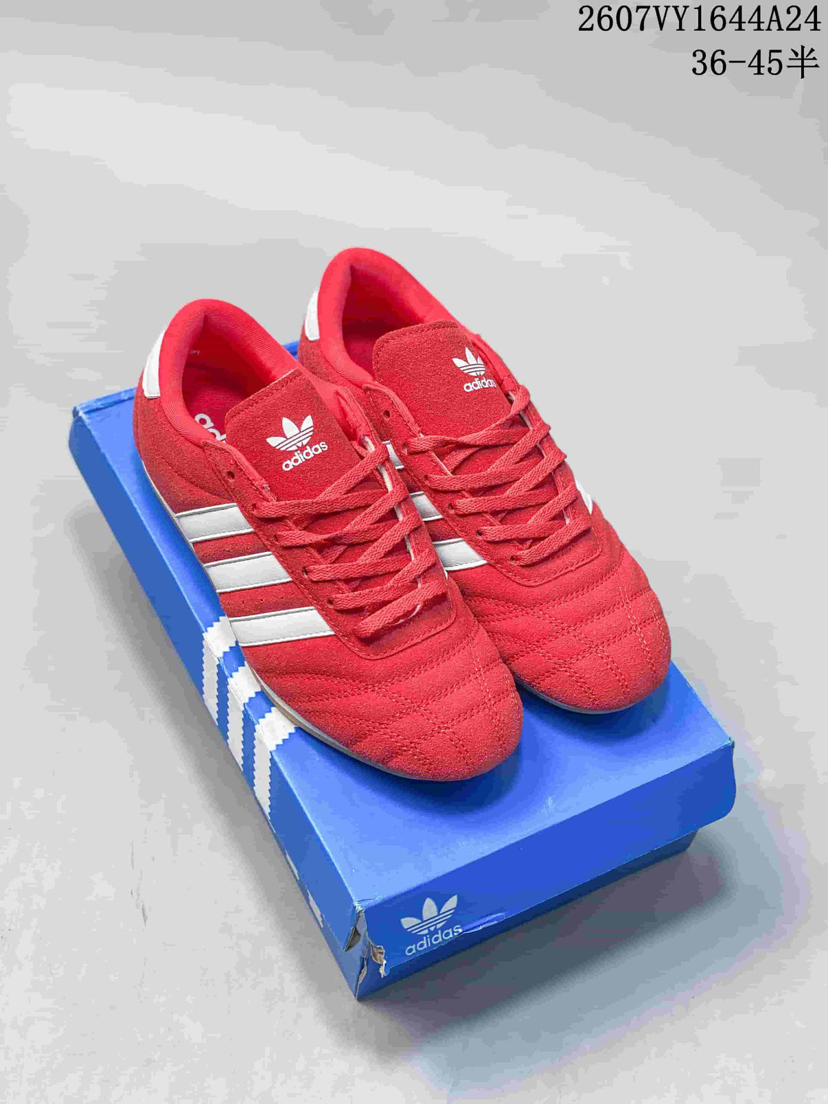adidas Taekwondo Low-Top Sneakers Red White 2607VY1644A24