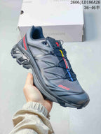 Salomon XT-6 Camo Trail Running Shoes, Gray – 612860YWT