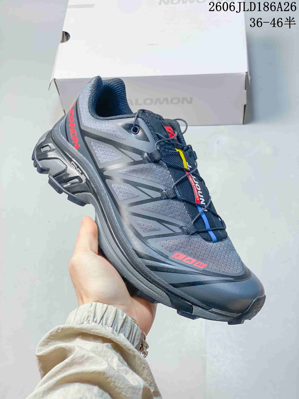 Salomon XT-6 Camo Trail Running Shoes, Gray – 612860YWT