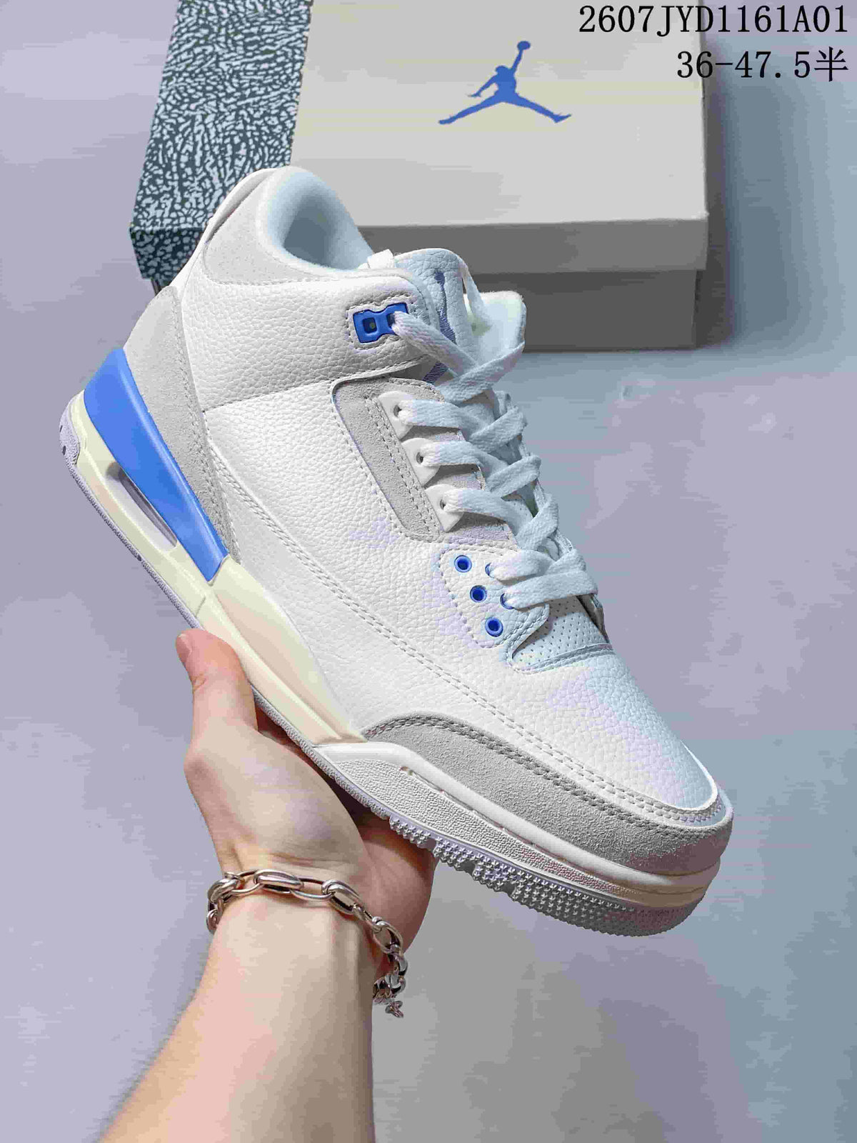 Jordan Air Jordan 3 Lucky White and Blue Sneakers DM0967-101