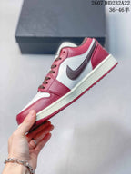 Nike Air Jordan 1 Low Red White Sneakers IX5004-121