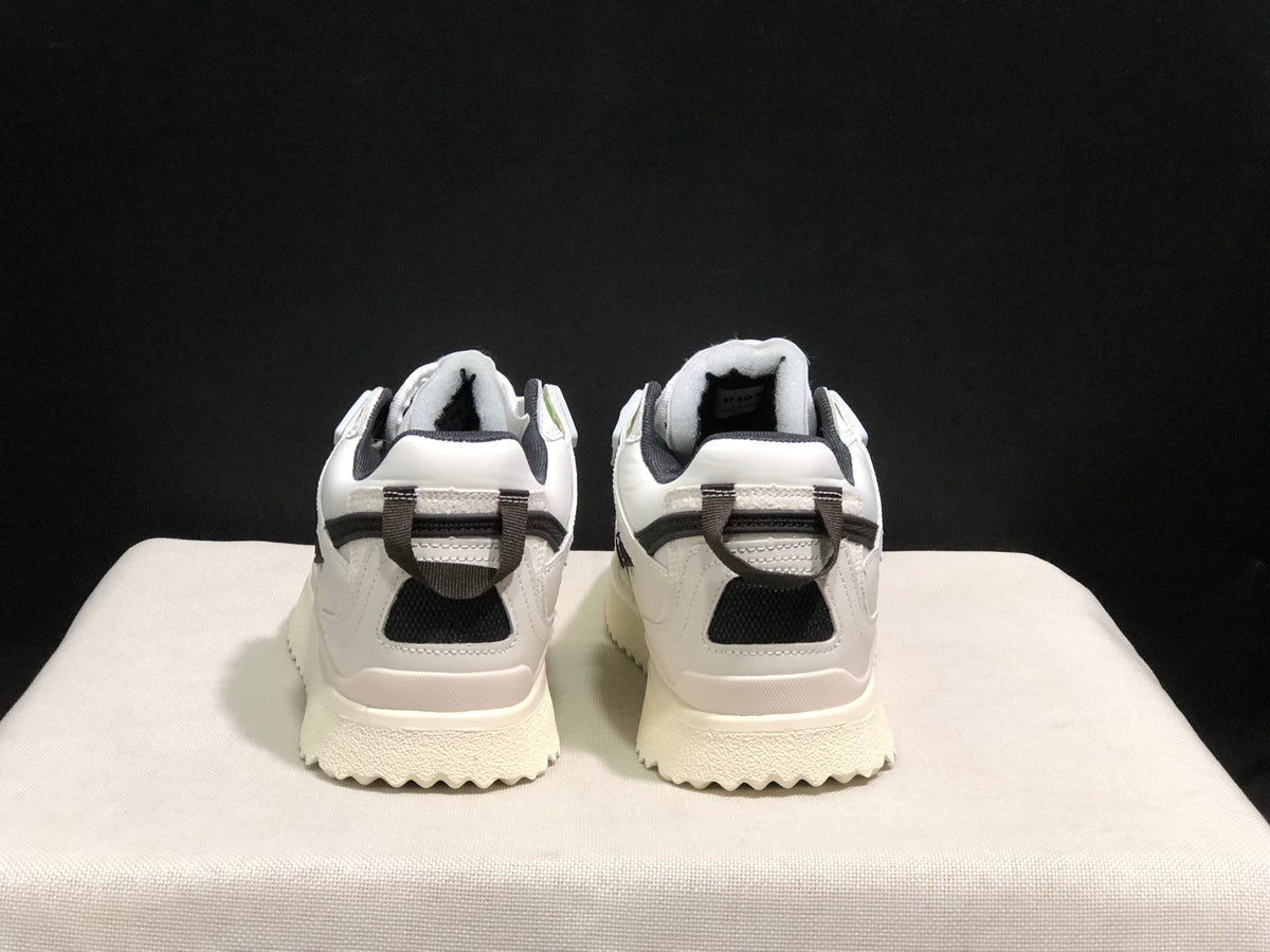 Off-White White Sneakers with Black Arrow Detail