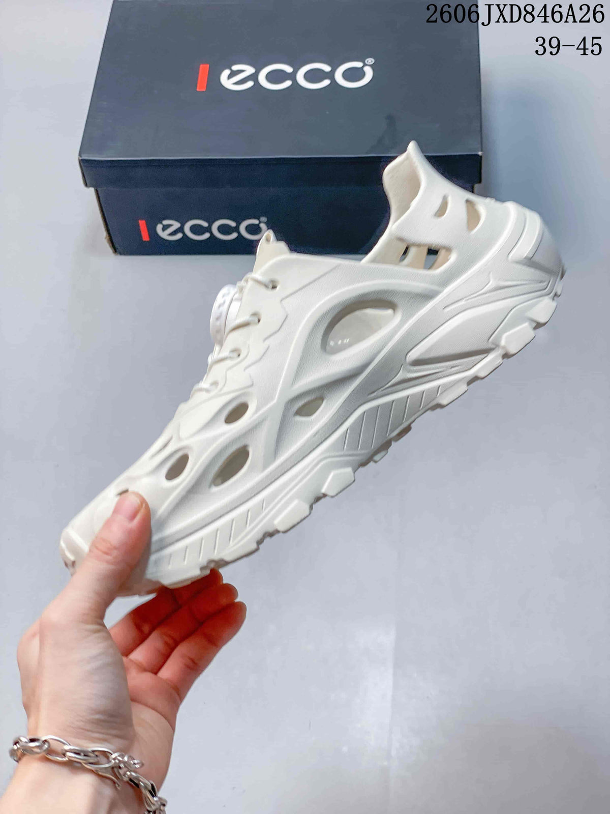 ECCO Summer Clog Sneakers, White, Style 2606 JXD846A26