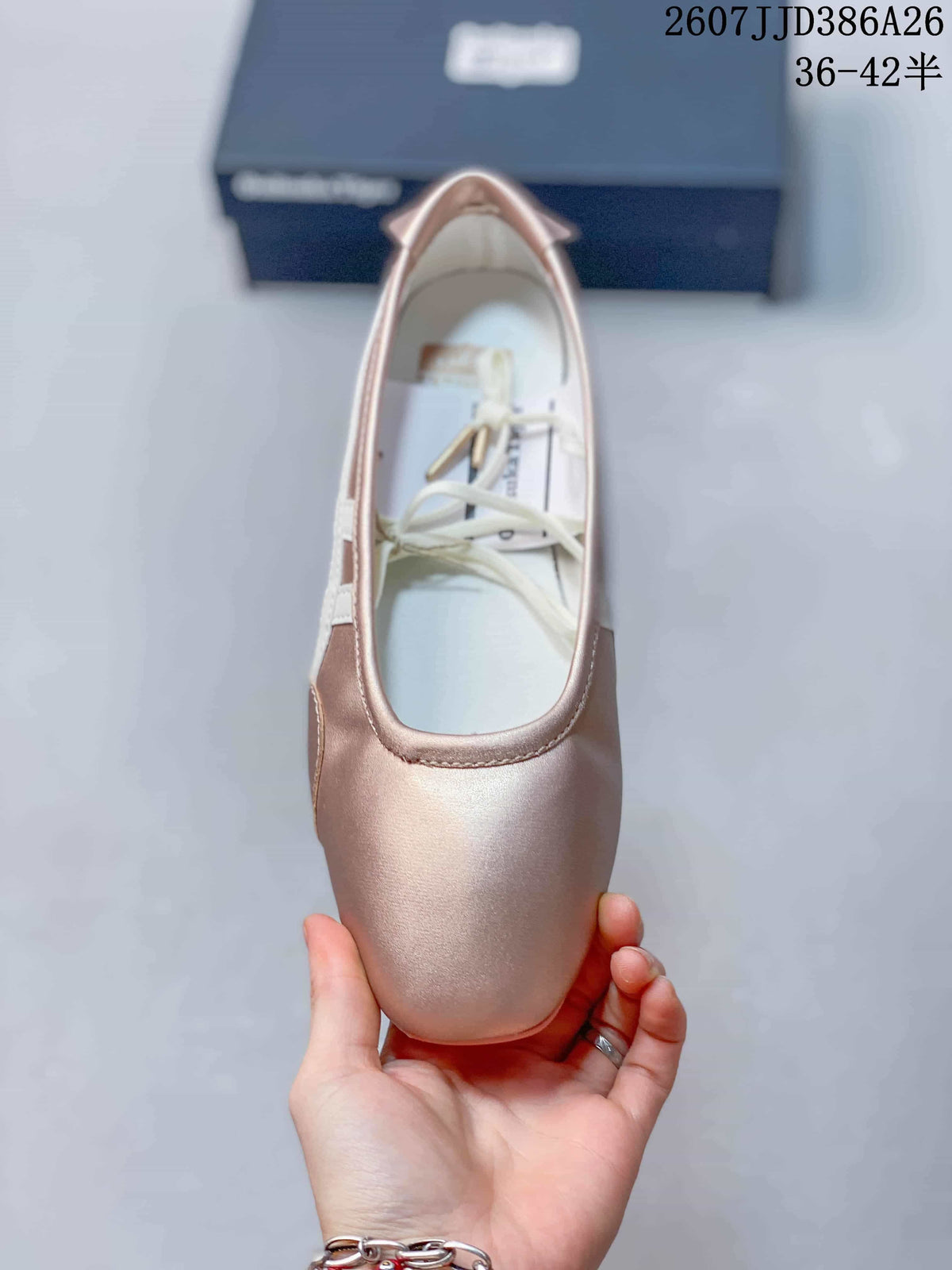 Onitsuka Tiger GYMNARINA Pink Mary Jane Shoes 07JJD386A26