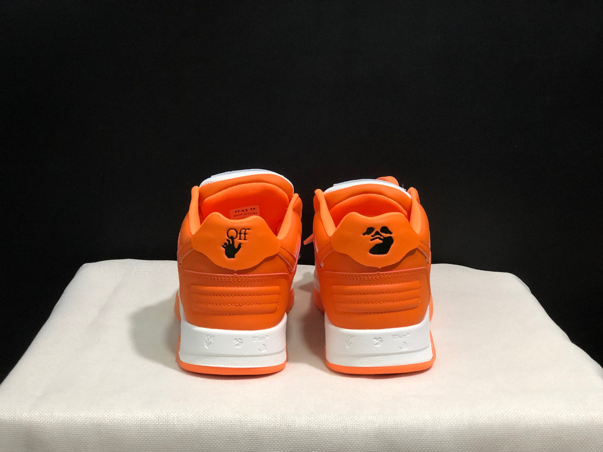 OFF-WHITE Out Of Office Low-Top Sneakers Orange White