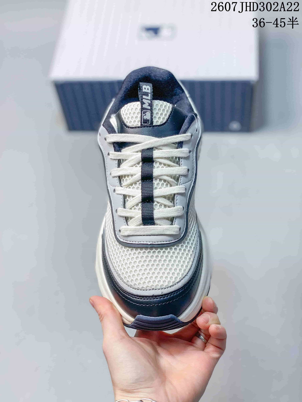 MLB Chunky Runner Sneakers White Navy 2607JHD302A22