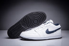 Jordan Air Jordan 1 Low White and Black Sneakers