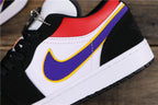 Nike Air Jordan 1 Low Purple Gold Sneakers CJ9216-051