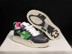 Off-White Out Of Office Sneakers Black Grey Green