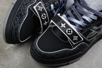 Louis Vuitton Trainer Sneaker in Black, Style BM0159T
