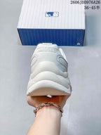 MLB Big Ball Chunky A Running Sneakers White Gold 32SHCM011