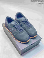 Armani Exchange AX Low-Top Sneakers, Navy and White