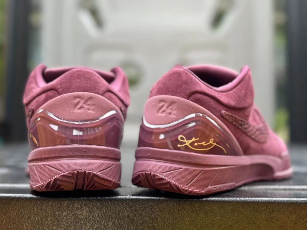 Nike Kobe 4 Low-Top Sneakers Burgundy Snake Print